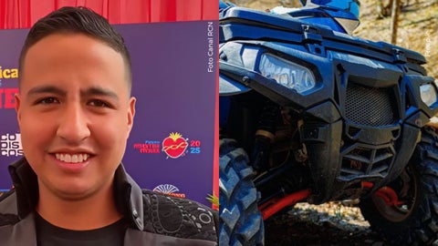 Martín Elías Jr. se cayó de cuatrimoto