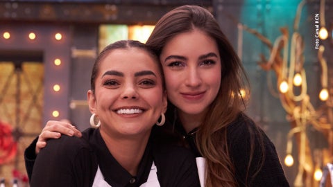 Valentina Taguado y Valeria Aguilar fueron sorprendidas por un fan