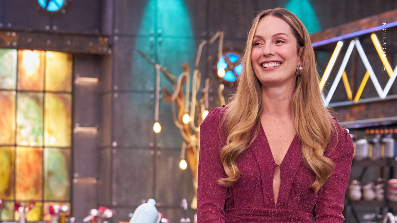 Claudia Bahamón en reto de salvación de MasterChef Celebrity