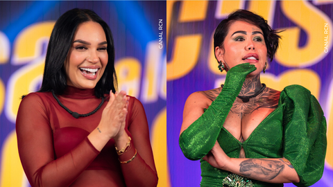 Andrea Valdiri y Yina Calderón