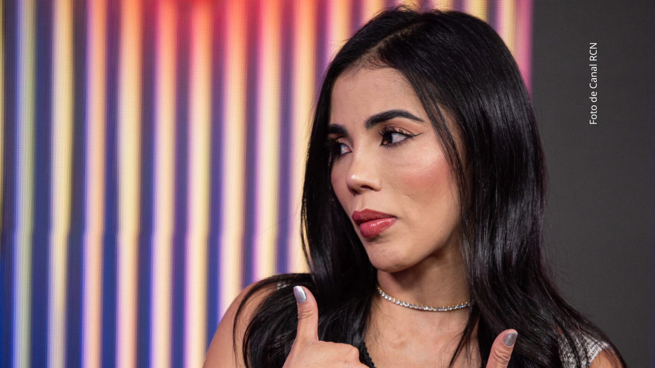 Karina Garcia en el after de La casa de los famosos Colombia.