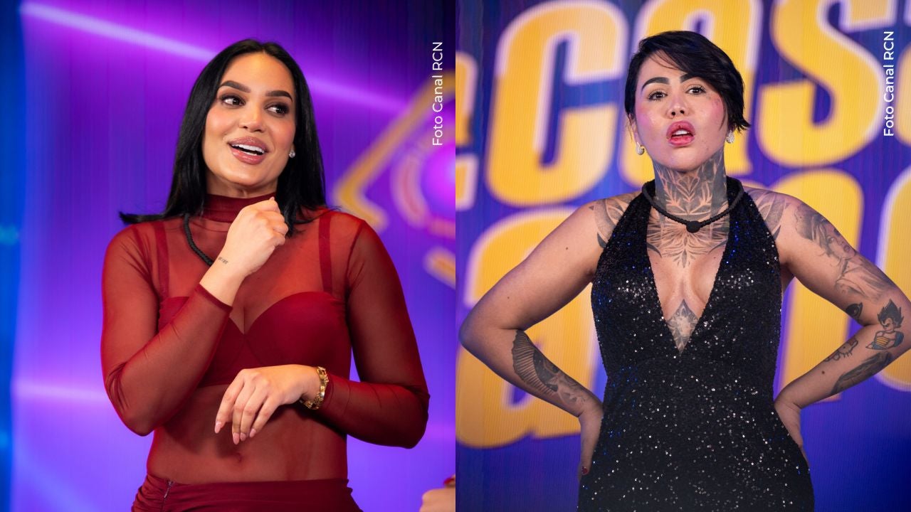 Andrea Valdiri y Yina Calderón Andrea Valdiri lanzó pulla a Yina Calderón