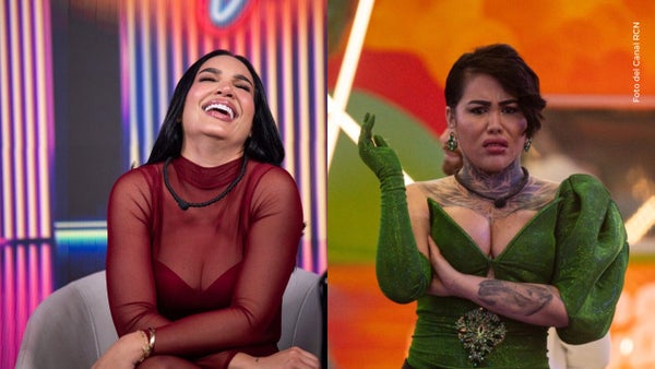 Así fue el polémico encuentro entre Yina Calderón y Andrea Valdiri en el pesaje de Stream Fighters 4 Así fue el polémico encuentro entre Yina Calderón y Andrea Valdiri en el pesaje de Stream Fighters 4