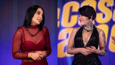 Andrea Valdiri y Yina Calderón.