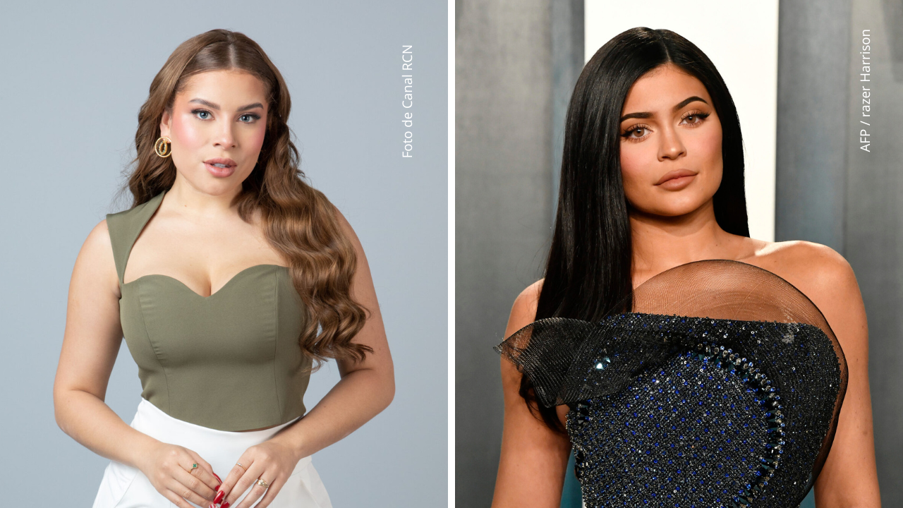 Ornella Sierra sorprendió con su parecido a Kylie Jenner Ornella Sierra posando a la cámara durante sesión fotográfica - Kylie Jenner asiste a la fiesta de los Oscar de Vanity Fair 2020.