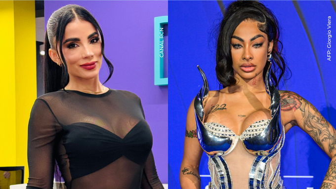 Karina García responde por bailar con Yailin Karina García y Yailin