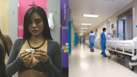 Karina García sufrió percance de salud