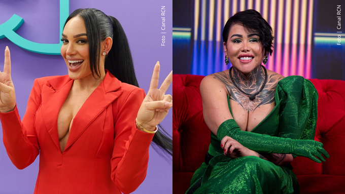 Yina Calderón en La casa de los famosos Colombia 2025 - Andrea Valdiri en el Canal RCN.
