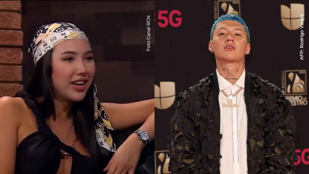 Aida Victoria Merlano se mostró escuchando a Blessd