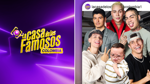Grupo de aspirantes de La casa de los famosos Colombia 2025.