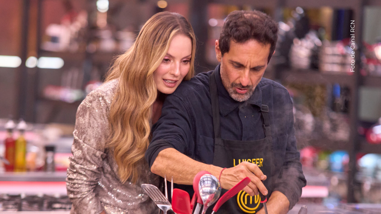 Claudia Bahamón en las cocinas de MasterChef Celebrity 2025.