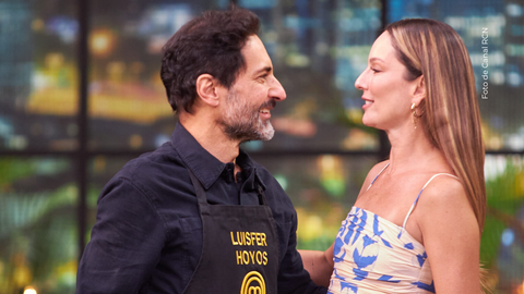 Claudia Bahamón en las cocinas de MasterChef Celebrity 2025.