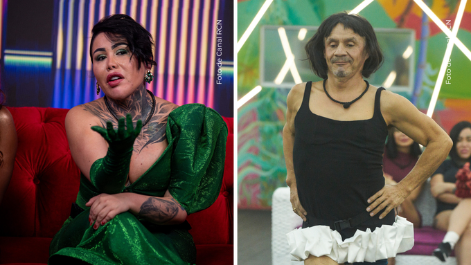Yina Calderón y Alerta en La casa de los famosos Colombia 2025.
