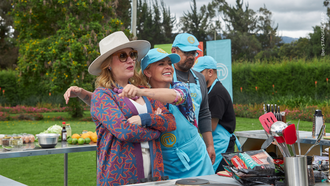 Carolina Sabina enchilada en MasterChef Celebrity