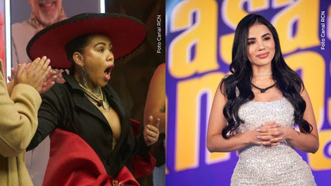 Yina Calderón al enterarse que estará con Karina García en reality