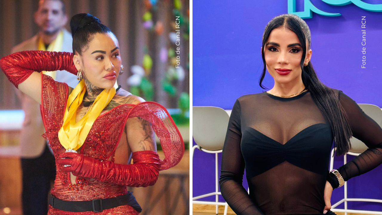 Yina Calderón hizo promesa sobre el reality en el que estará con Karina García Karina García y Yina Calderón en La casa de los famosos Colombia 2025.