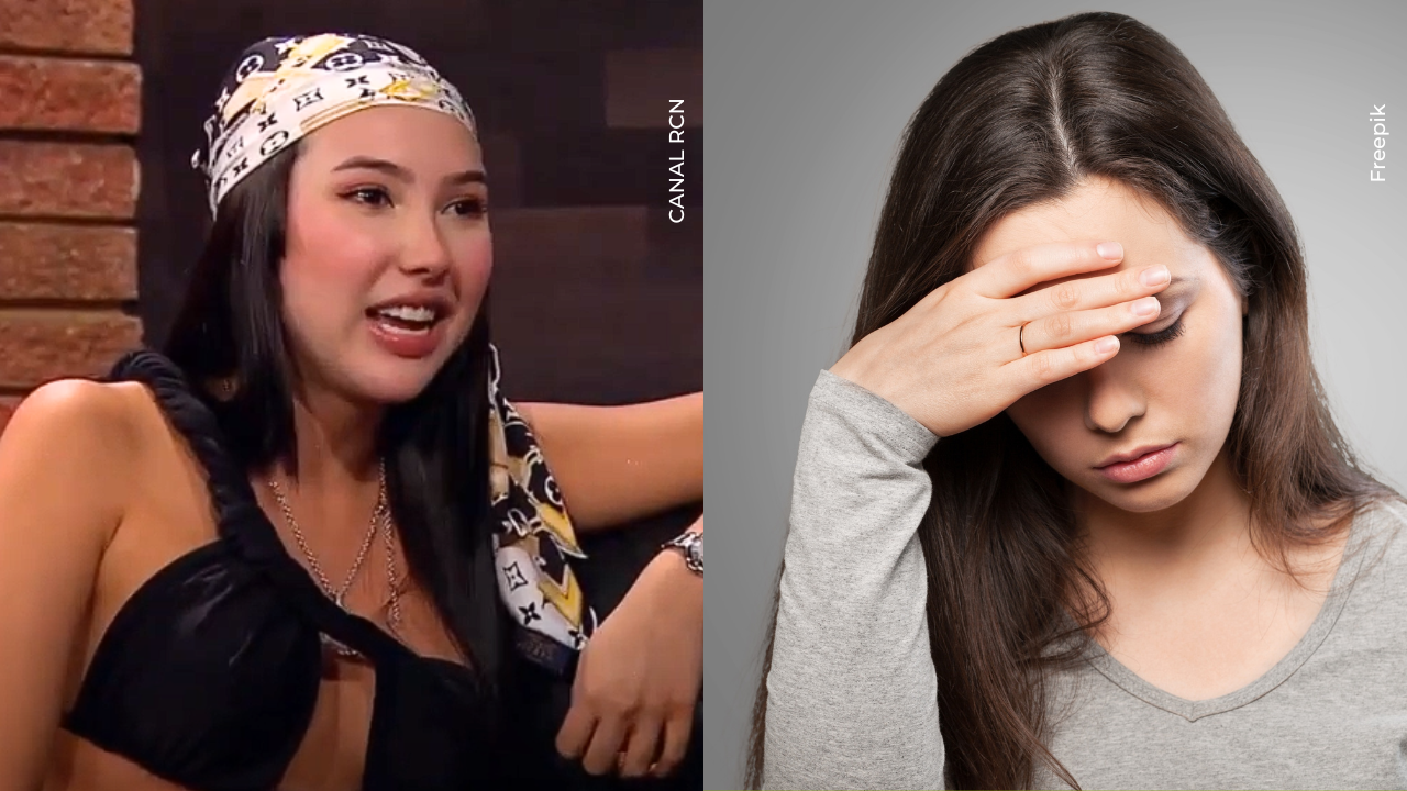 Aida Victoria Merlano mostró que le salió orzuelo Aida Victoria Merlano con orzuelo