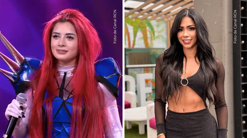 Rafaella en el programa ¿Quién es la máscara? - Clara Diago como aspirante de La casa de los famosos Colombia 2026.