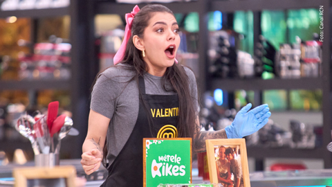 Valentina Taguado en MasterChef Celebrity 2025.