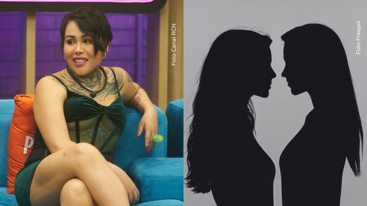 Yina Calderón Beso de Yina Calderón con otra mujer en La mansión de Luinny