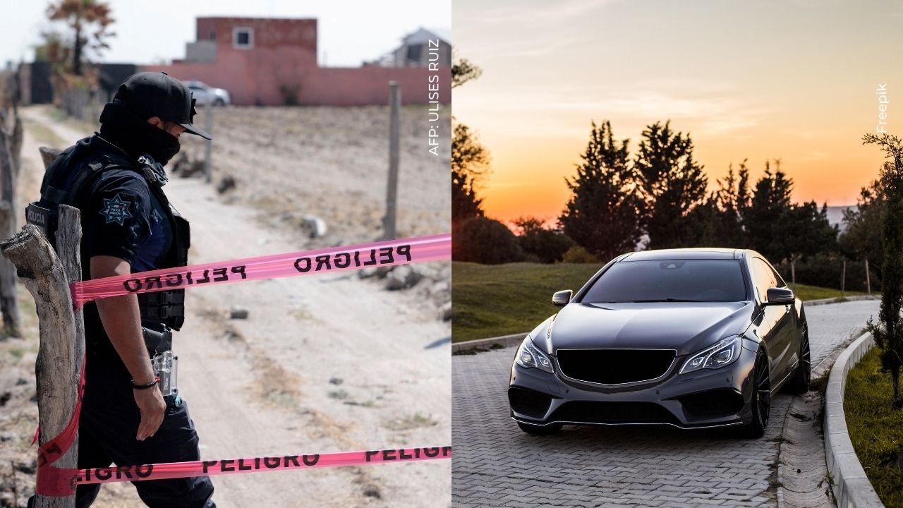 Carro en el que movilizaron a B-King y Regio Clown