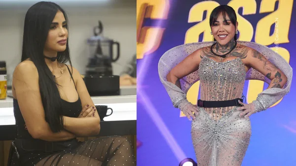 Karina García intenta arreglar el muñeco que dañó Yina Calderón en La mansión de Luinny Karina García intenta arreglar el muñeco que dañó Yina Calderón en La mansión de Luinny