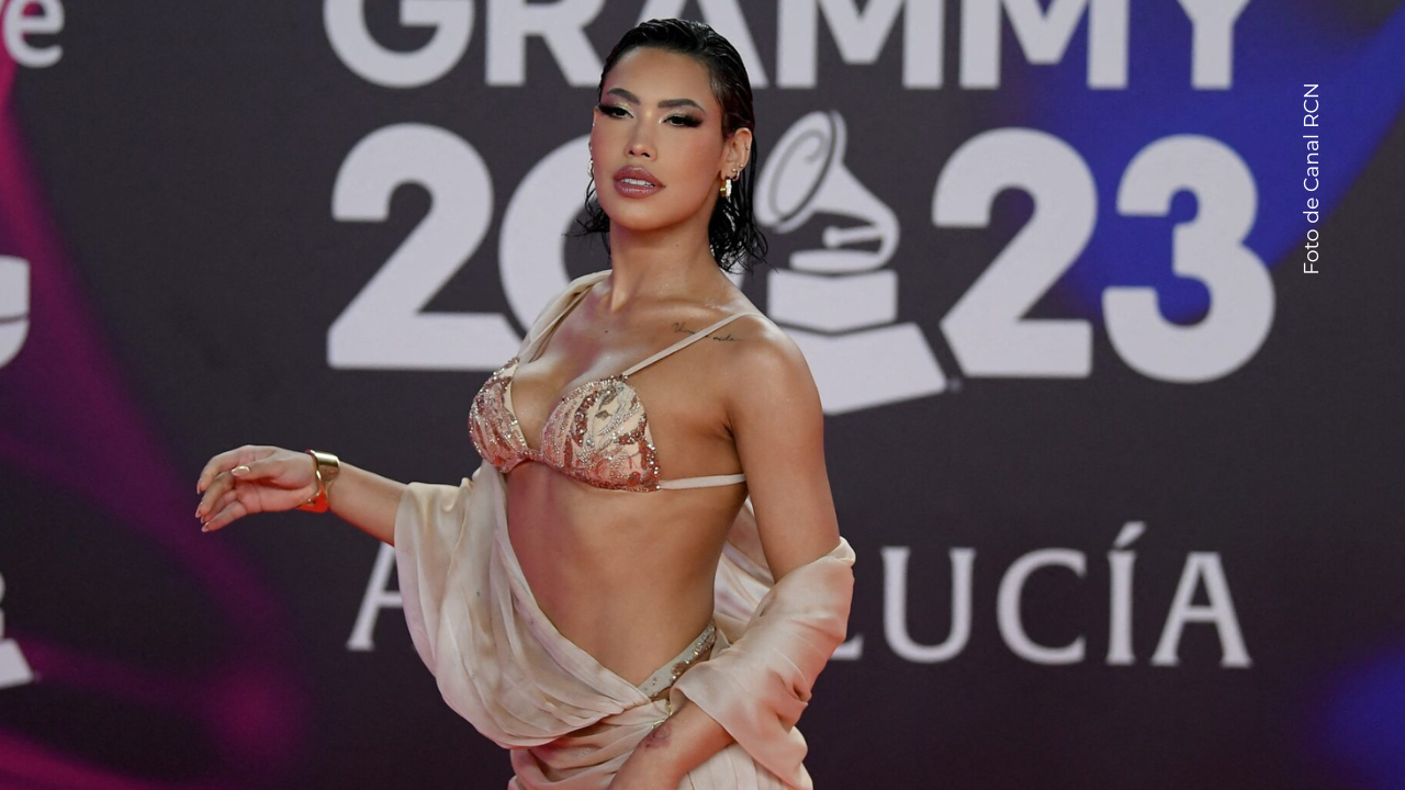 Ana del Castillo llega a la 24ª ceremonia anual de los Premios Grammy Latinos.