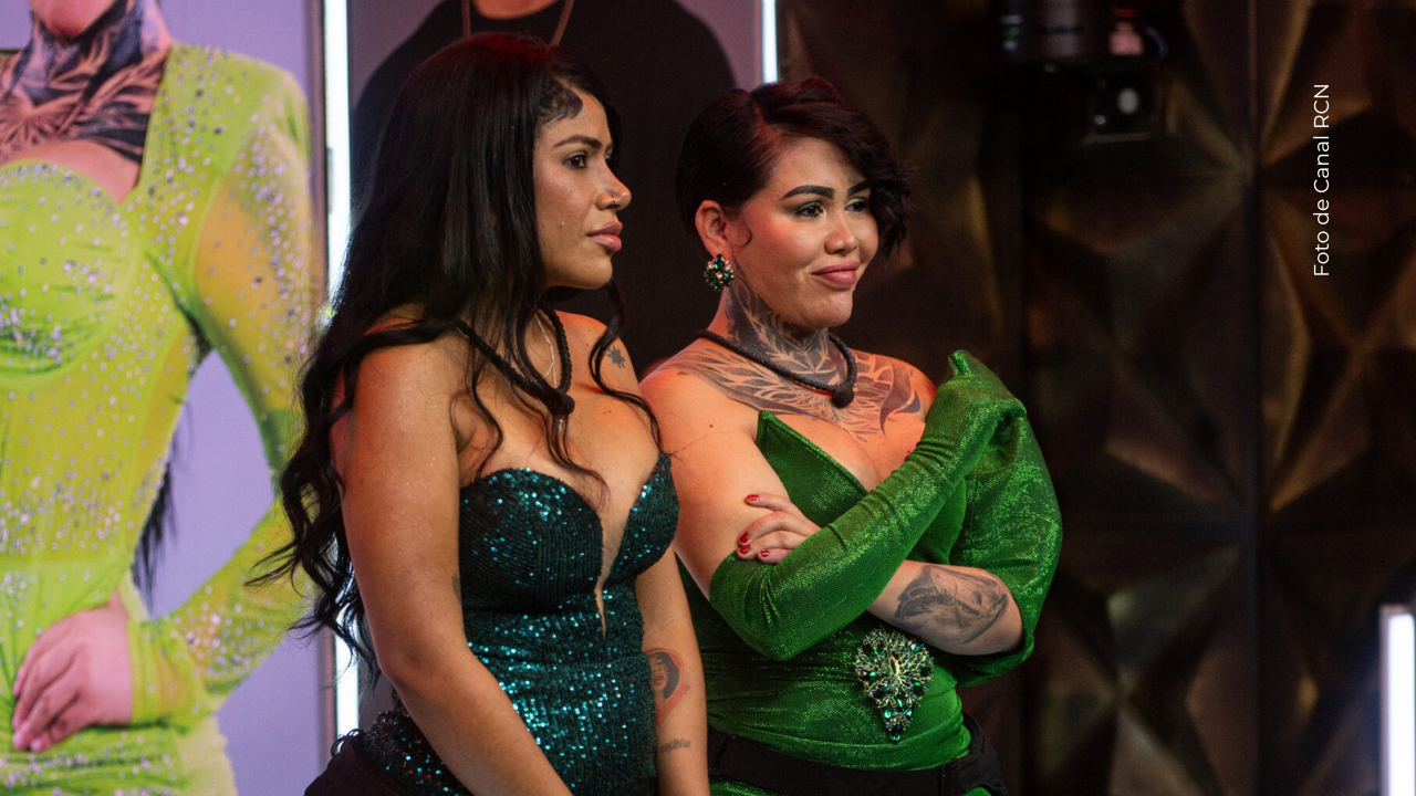 Yina Calderón y La Toxi Costeña en La casa de los famosos Colombia 2025.