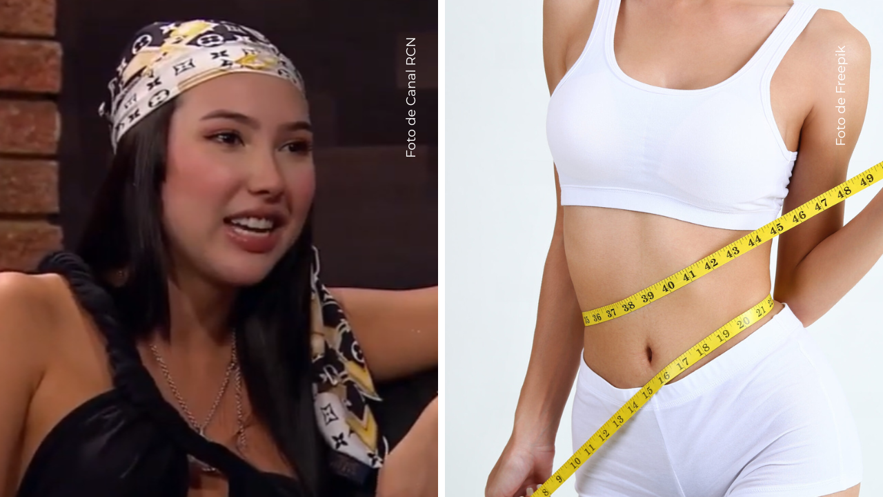 Aida Victoria Merlano en Yo José Gabriel - Cuerpo femenino midiendo medidas.