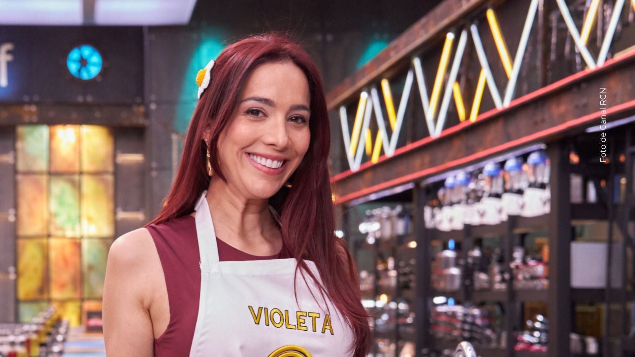 Violeta Bergonzi hace parte de MasterChef Celebrity Colombia.