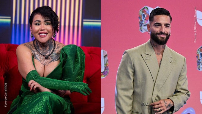 Así fue el beso entre Yina Calderón y Maluma que hoy vuelve a dar de qué hablar