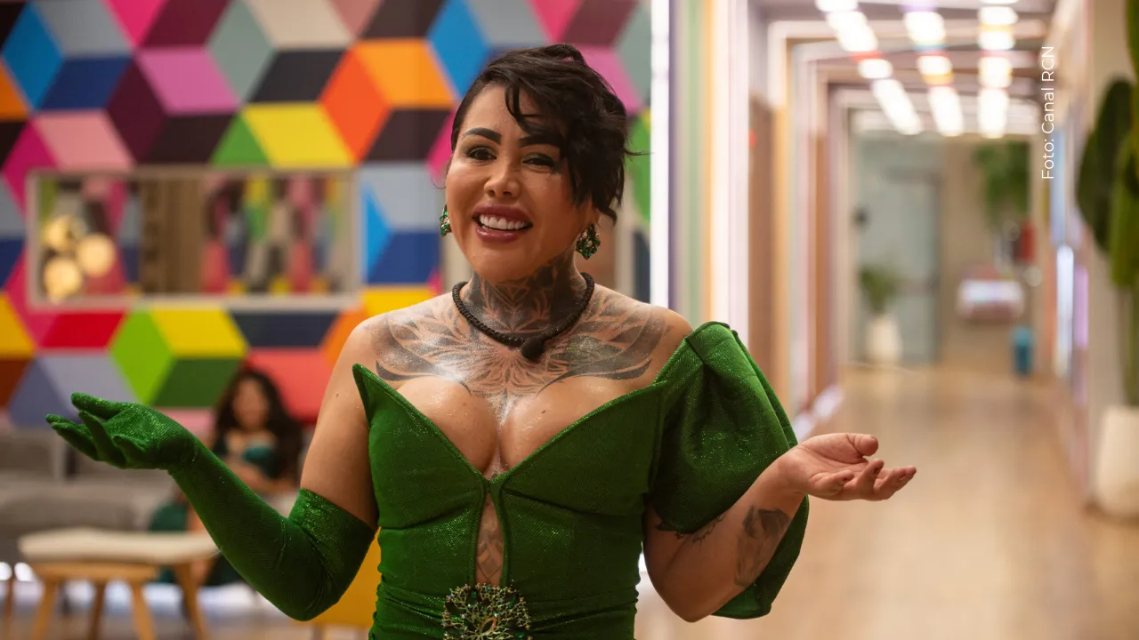 Yina Calderón estuvo a poco de cruzar los límites en La mansión de Luinny.