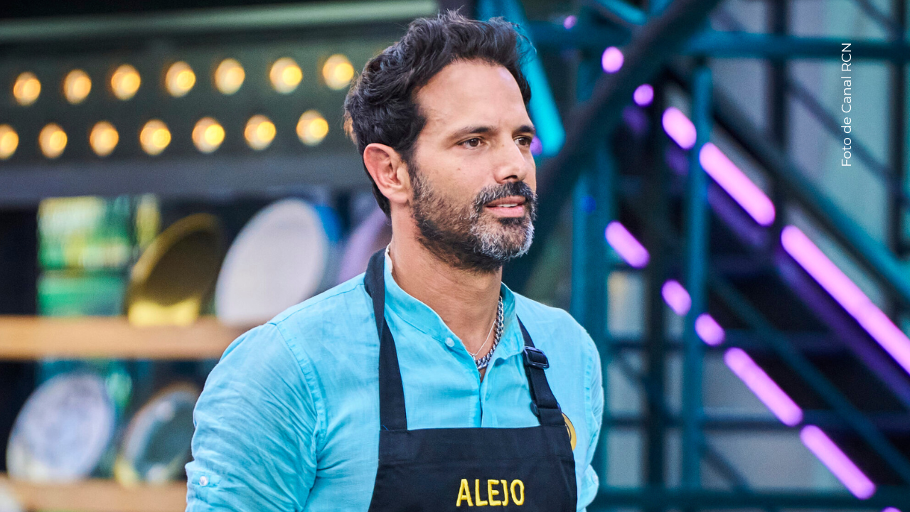 Alejandro Estrada en MasterChef Celebrity 2024.