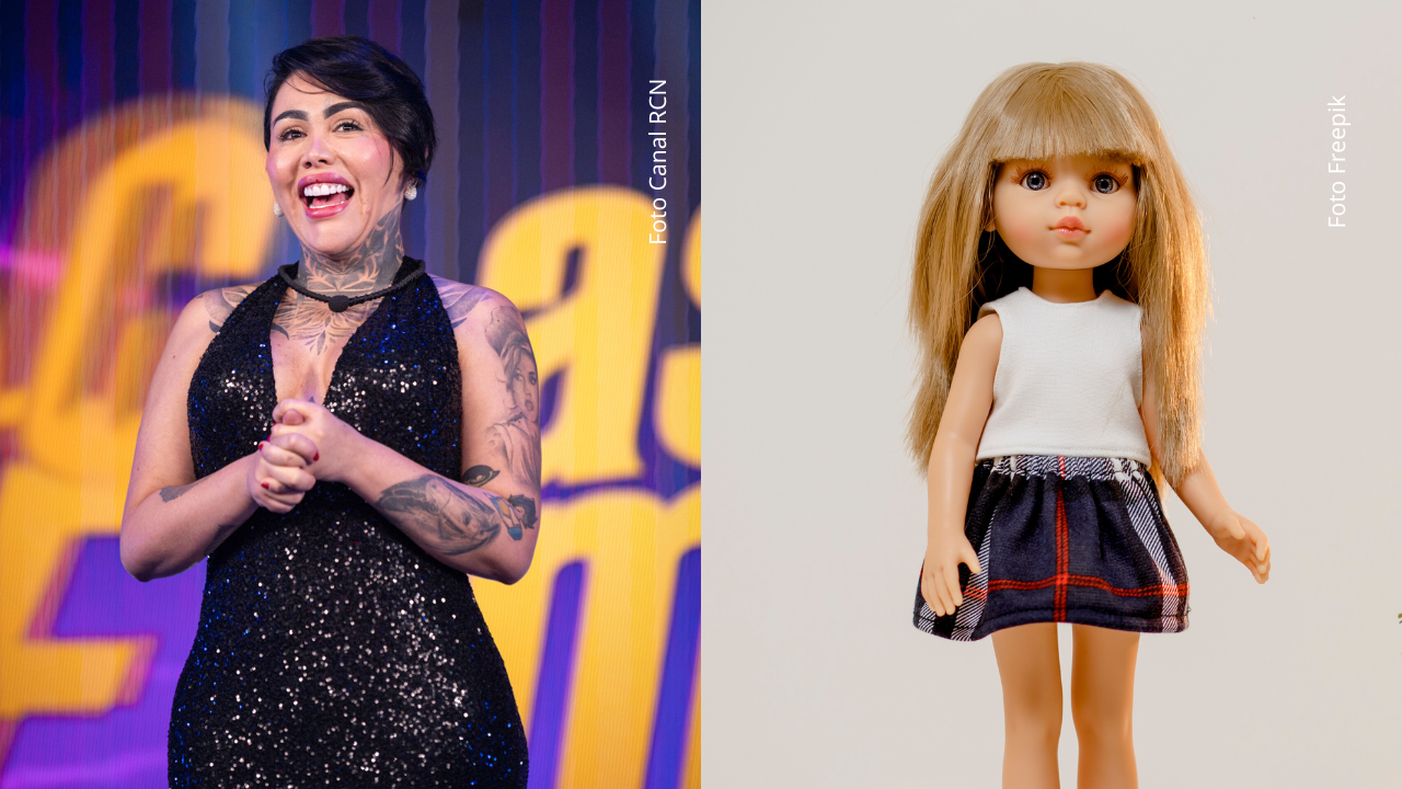 Yina Calderón "Yina la gallina" muñeca viral