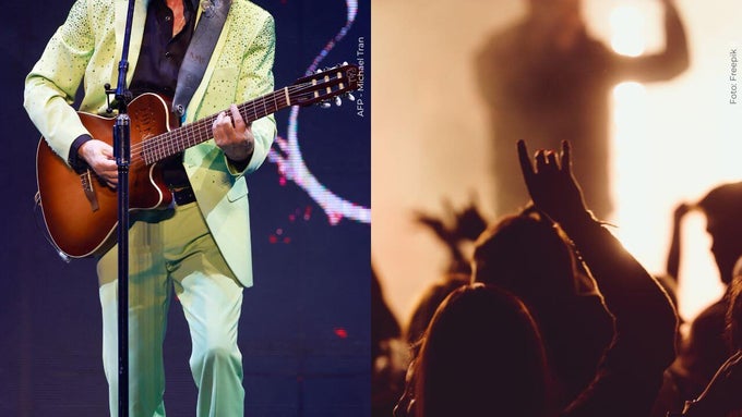 Cantante mexicano se hace viral tras lucir una ruana boyacense en concierto.