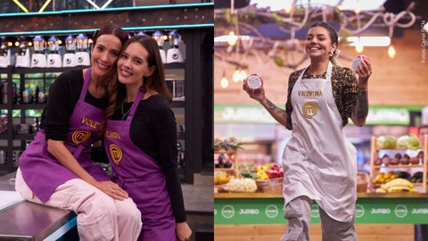 Valentina Taguado, Alejandra Ávila y Violeta Bergonzi, participantes de MasterChef Celebrity.