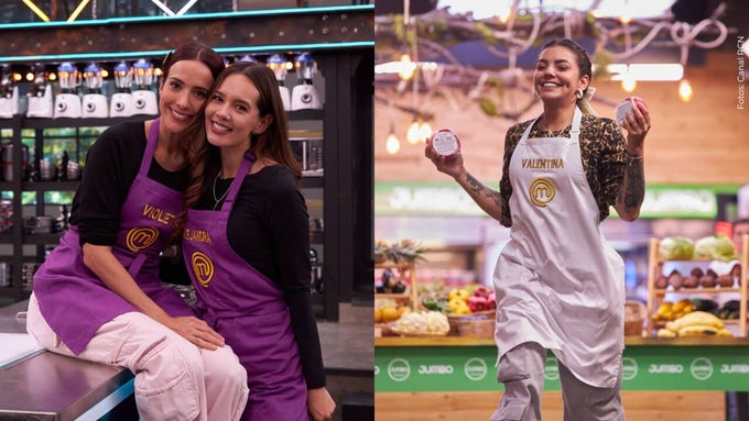 Valentina Taguado, Alejandra Ávila y Violeta Bergonzi, participantes de MasterChef Celebrity.