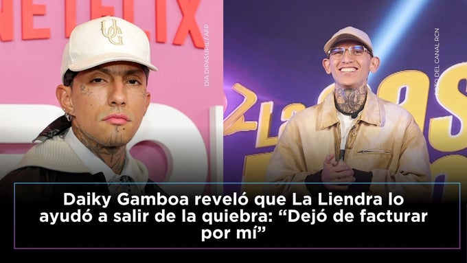 Daiky Gamboa reveló que La Liendra lo ayudó a salir de la quiebra