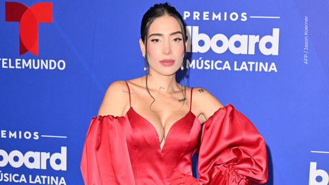Luisa Fernanda asiste a los Premios Billboard de la Música Latina 2024 en el estudio Mediapro.