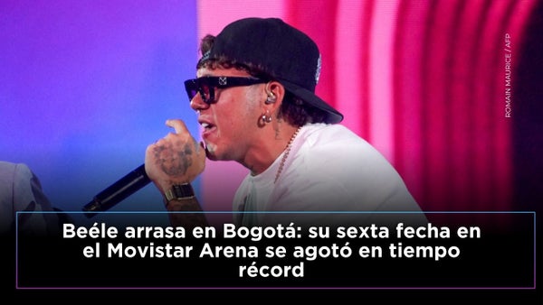 Beéle arrasa en Bogotá: su sexta fecha en el Movistar Arena se agotó en tiempo récord Beéle arrasa en Bogotá: su sexta fecha en el Movistar Arena se agotó en tiempo récord