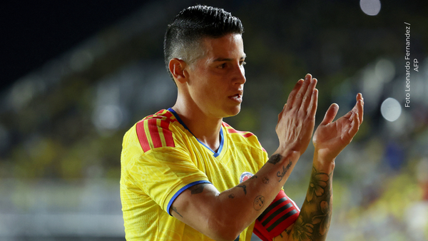 WestCol saludó a James Rodríguez y no pudo dejar de sonreír EN VIVO, así fue el momento WestCol saludó a James Rodríguez y no pudo dejar de sonreír EN VIVO, así fue el momento