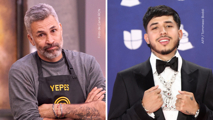 Mario Yepes en MasterChef Celebrity 2025 - WestCol en la alfombra roja de los Latin Grammy 2025.