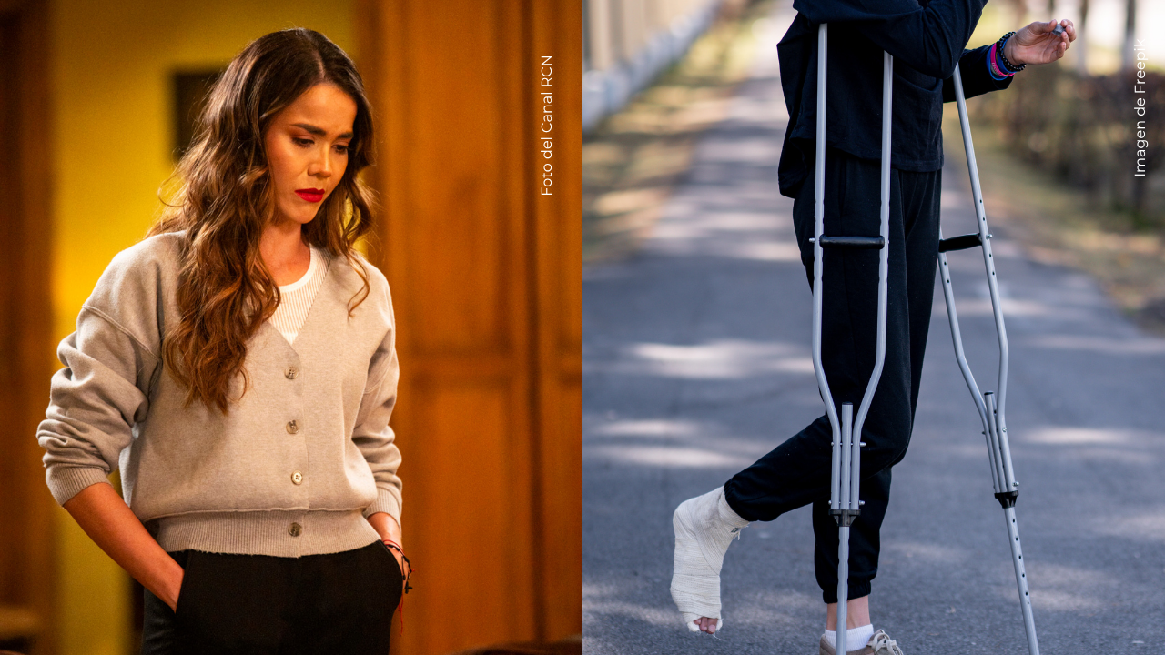 Laura de León sobre la fractura de su pie