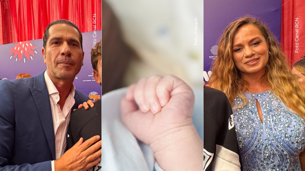 Gregorio Pernía y Érika Rodríguez presentaron a su bebé