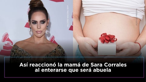 Sara Corrales sorprende a su madre al contarle que será abuela