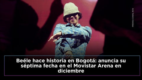 Beéle rompe récord en Bogotá
