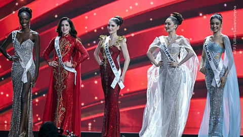 Las cinco finalistas de Miss Universo 2025.