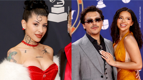 Cazzu, Christian Nodal y Ángela Aguilar