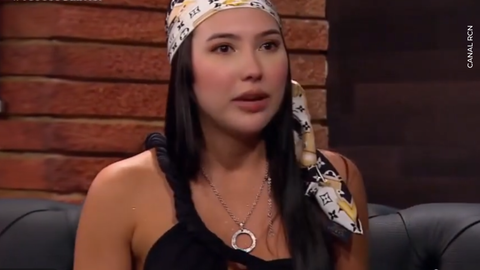 Aida Victoria Merlano con su bebé Emiliano