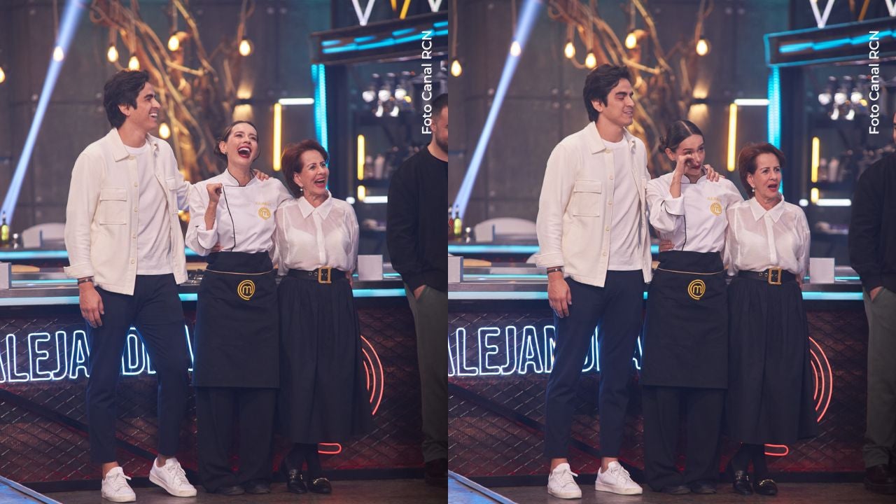 Alejandra Ávila estuvo con su familia en la final de MasterChef